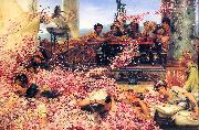 Sir Lawrence Alma-Tadema,OM.RA,RWS The Roses of Heliogabalus Spain oil painting artist